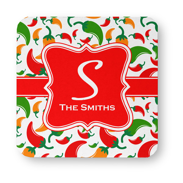 Colored Peppers Paper Coasters - Approval