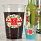 Colored Peppers Party Cups - 16oz - In Context