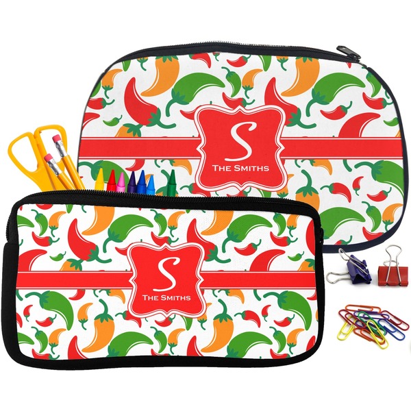 Colored Peppers Pencil / School Supplies Bags Small and Medium