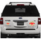 Colored Peppers Personalized Car Magnets on Ford Explorer