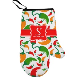 Colored Peppers Oven Mitt (Personalized)