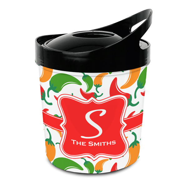 Custom Colored Peppers Plastic Ice Bucket (Personalized)