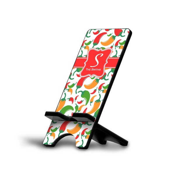 Custom Colored Peppers Cell Phone Stand (Large) (Personalized)
