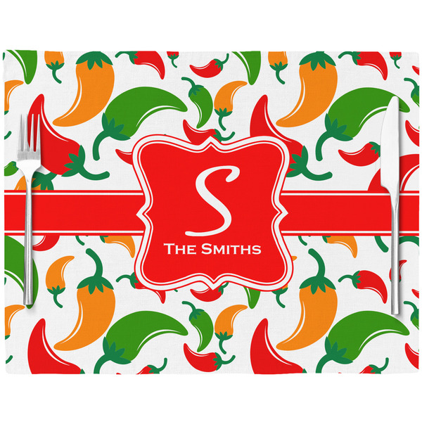 Colored Peppers Placemat with Props