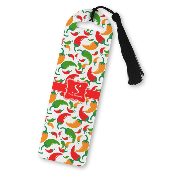 Custom Colored Peppers Plastic Bookmark (Personalized)