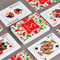 Colored Peppers Playing Cards - Front & Back View