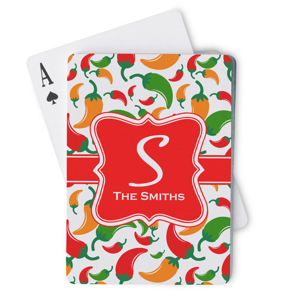 Custom Colored Peppers Playing Cards (Personalized)