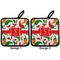 Colored Peppers Pot Holders - Set of 2 APPROVAL