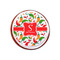 Colored Peppers Printed Icing Circle - XSmall - On Cookie