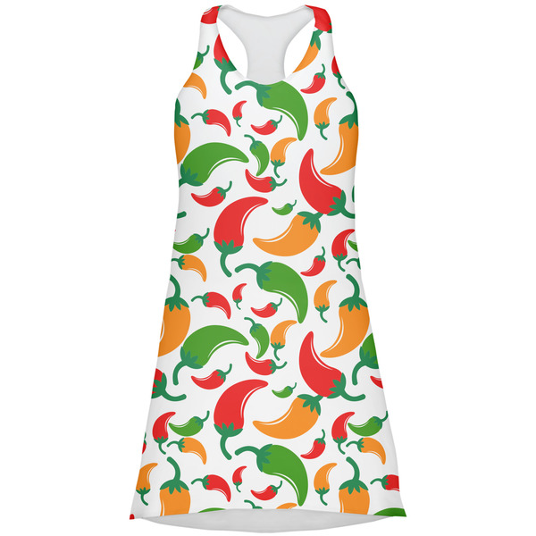 Custom Colored Peppers Racerback Dress - Medium