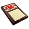 Colored Peppers Red Mahogany Sticky Note Holder (Personalized)