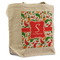 Colored Peppers Reusable Cotton Grocery Bag - Front View