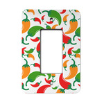 Colored Peppers Rocker Style Light Switch Cover