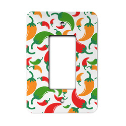 Colored Peppers Rocker Style Light Switch Cover (Personalized)
