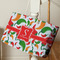 Colored Peppers Large Rope Tote - Life Style