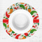Colored Peppers Round Linen Placemats - LIFESTYLE (single)