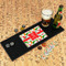 Colored Peppers Rubber Bar Mat - IN CONTEXT