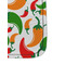 Colored Peppers Sanitizer Holder Keychain - Detail