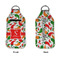 Colored Peppers Sanitizer Holder Keychain - Large APPROVAL (Flat)