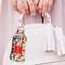 Colored Peppers Sanitizer Holder Keychain - Large (LIFESTYLE)