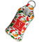 Colored Peppers Sanitizer Holder Keychain - Large in Case