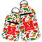 Colored Peppers Sanitizer Holder Keychain - Parent Main