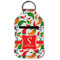 Colored Peppers Sanitizer Holder Keychain - Small (Front Flat)