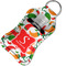 Colored Peppers Sanitizer Holder Keychain - Small in Case