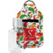 Colored Peppers Sanitizer Holder Keychain - Small with Case