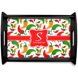 Colored Peppers Wooden Tray (Personalized)