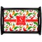 Colored Peppers Serving Tray Black Small - Main