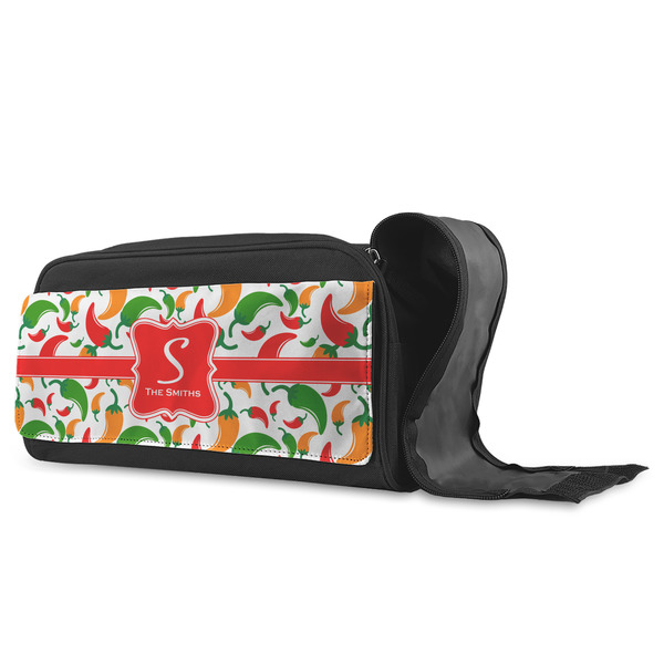 Colored Peppers Shoe Bags - ANGLE (Open)