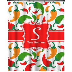 Colored Peppers Extra Long Shower Curtain - 70"x84" (Personalized)