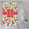 Colored Peppers Shower Curtain Lifestyle