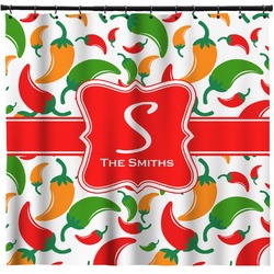 Colored Peppers Shower Curtain - Custom Size (Personalized)