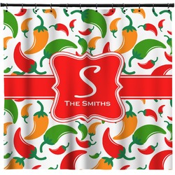 Colored Peppers Shower Curtain (Personalized)