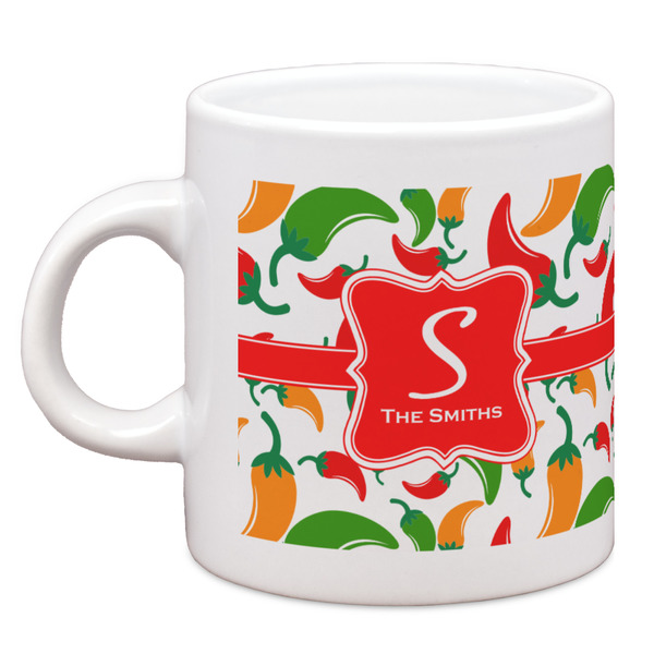 Custom Colored Peppers Espresso Cup (Personalized)