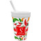 Colored Peppers Sippy Cup with Straw (Personalized)