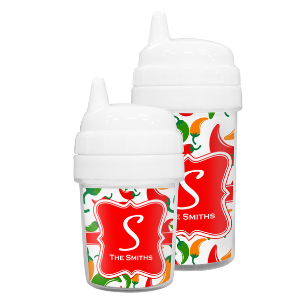 Colored Peppers Sippy Cups
