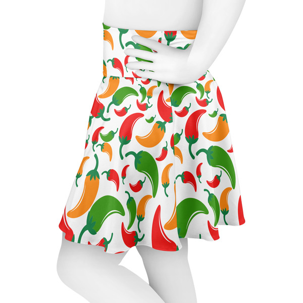 Colored Peppers Skater Skirt - Side