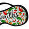 Colored Peppers Sleeping Eye Mask - DETAIL Large