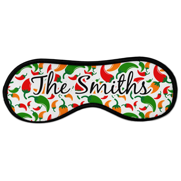 Custom Colored Peppers Sleeping Eye Masks - Large (Personalized)