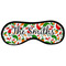 Colored Peppers Sleeping Eye Mask - Front Large