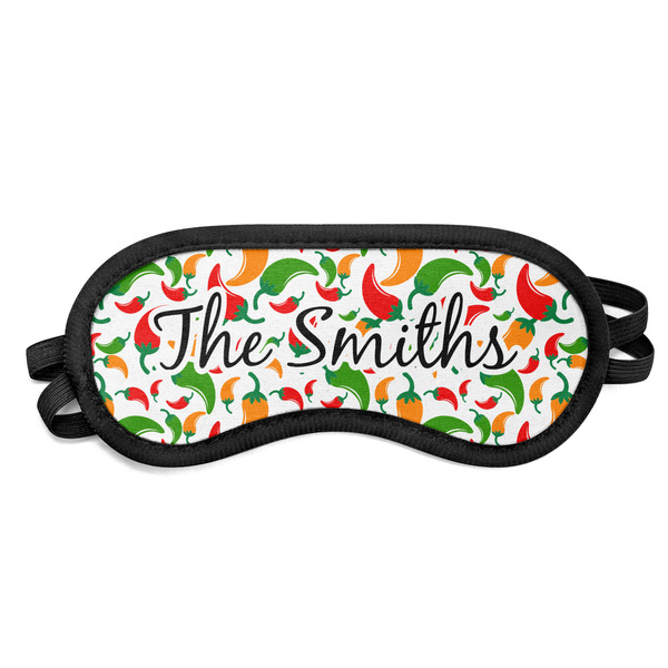 Custom Colored Peppers Sleeping Eye Mask - Small (Personalized)