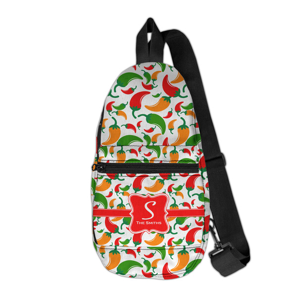 Custom Colored Peppers Sling Bag (Personalized)