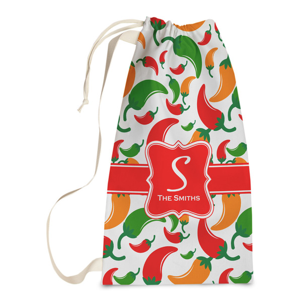 Custom Colored Peppers Laundry Bags - Small (Personalized)