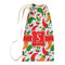 Colored Peppers Small Laundry Bag - Front View