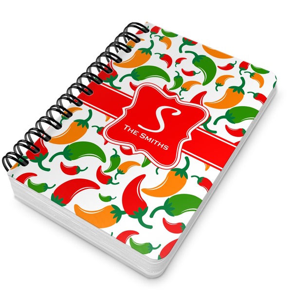 Colored Peppers Spiral Journal 5 x 7 - Main