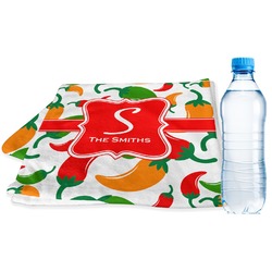 Colored Peppers Sports & Fitness Towel (Personalized)