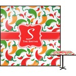 Colored Peppers Square Table Top - 30" (Personalized)
